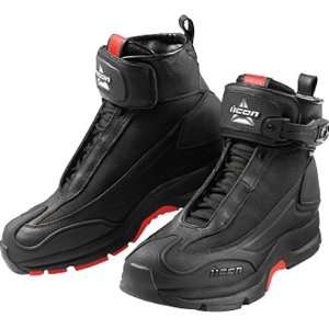  Icon Accelerant Waterproof Motorcycle Boots Automotive