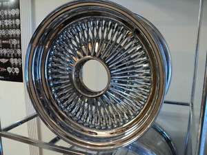 14 WIRE CHROME WHEEL 14X7 STANDARD 100 SPOKES  