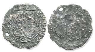 Unidentified ca.1554 wreck off Santo Domingo Mexico 4 reales Charles 