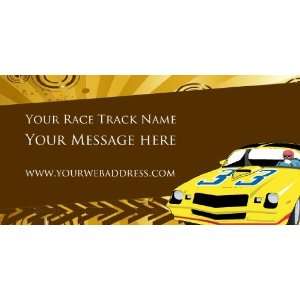  3x6 Vinyl Banner   Race Track Message 