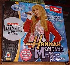 NEW!! DISNEY HANNAH MONTANA DVD GAME   ENCORE EDITION  