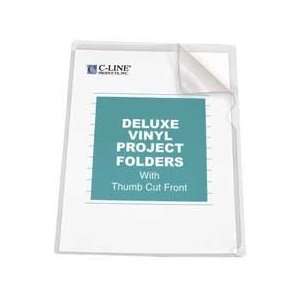  Project Folders, Jacket, Legal, Vinyl, Clear, 50/Box Electronics