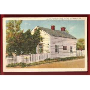   Postcard General Meades Headquarters Gettysburg Pa 