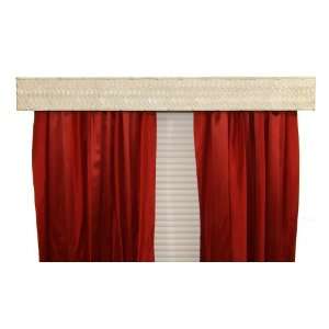 BCL Drapery Hardware 40WVAW Curtain Rod Valance, Weave on Handcrafted 
