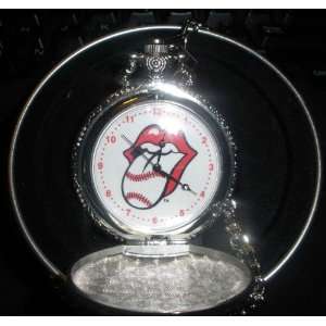 Officially Licensed Rolling Stones Tour Collection Pocket Watch Tongue 