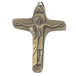  Large Unity crucifix   Bronze (7cm or 2.75) Rosary 