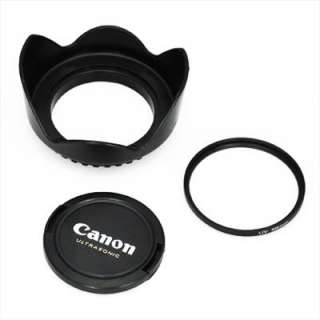 58mm UV Lens Filter+Cap+Hood for Canon EOS 18 55mm Lens  