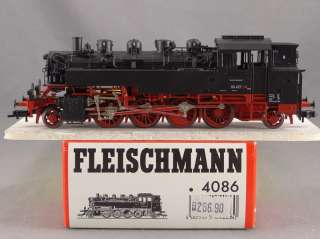 DTD TRAINS   HO SCALE MODEL TRAIN   FLEISCHMANN 4086 DB 2 8 2   STEAM 