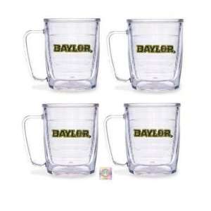  Baylor Bears Tervis Tumblers 17 oz Mugs   set of 4: Patio 