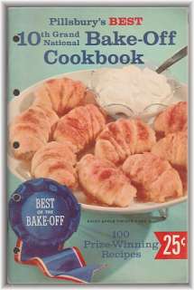 Pillsburys 10th Grand National Bake Off Cookbook (1959)  