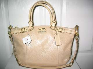   MADISON EMBOSSED METALLIC LEATHER SOPHIA SATCHEL STYLE# 18931  