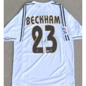  David Beckham Signed RARE Real Madrid Jersey PSA/DNA 