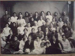1920s ARMENIA Soviet Russian Armenian Union Group Photo  