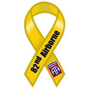  82nd Airborne Yellow Ribbon Magnet: Automotive