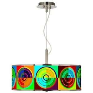    Circle Parade Giclee Glow 20 Wide Pendant Light