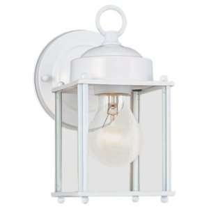 Sea Gull Lighting 8592 01 Single Light Outdoor Wall Lantern with Clear 