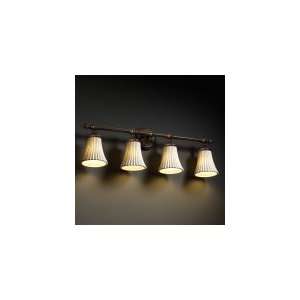 Justice Design Group POR 8524 20 WAVE CROM Tradition Limoges 4 Light 