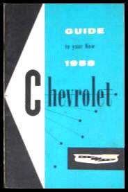 1958 Chevrolet Chevy Original Owners Owners Manual  