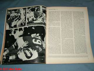 1966 Sports Illustrated AFL Boston Patriots vs Buffalo  