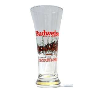  Budweiser Clydesdales Beer Glass 1989 Anheuser  Bush Inc 