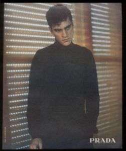1997 Joaquin Phoenix photo Prada fashion print ad  