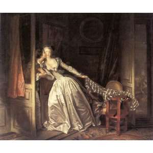  Acrylic Keyring Fragonard The Stolen Kiss