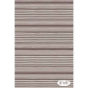   And Albert Rugby Stripe Charcoal 25x8 Runner Area Rug: Home & Kitchen
