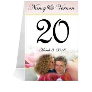  Photo Table Number Cards   My Red Rose My Lilies #1 Thru 