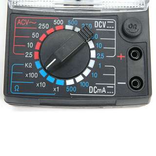   Analog Multimeter Voltage Current Resistance VOM Microamp Meter  