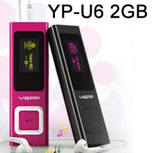Samsung Yepp YP U6 2GB MP3 Player FM Radio Free EMS  