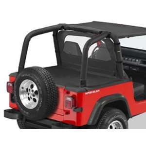    15 Jeep Wrangler Duster Deck Cover   YJ   In Black Denim: Automotive