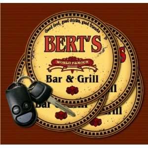  BERTS Family Name Bar & Grill Coasters: Kitchen & Dining