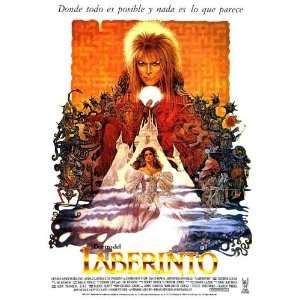 Labyrinth Poster Spanish 27x40 David Bowie Jennifer Connelly Toby 