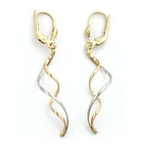  LEVERBACK EARRINGS 9K GOLD, NEW DE NO Jewelry