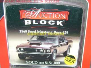 1969 69 FORD MUSTANG BOSS 429 GREENLIGHT AUCTION 2010  