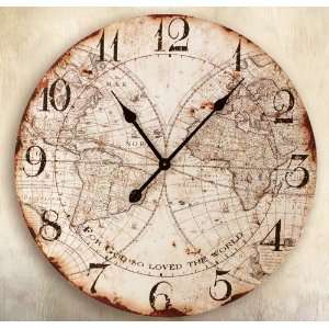  Manual Woodworkers world Clock Map