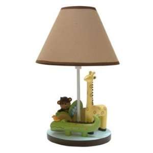 Jungle Story Lamp with Shade Baby Nursery Decor