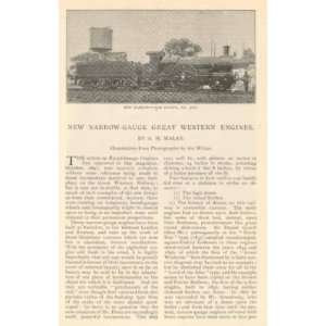  Narrow Guage Great Western Engines Railway England 