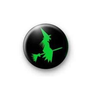 GREEN WITCH SILHOUETTE 1.25 Magnet ~ Halloween