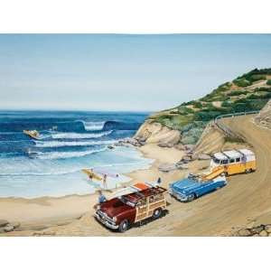  Gary Birdsall   Surfing Usa Canvas: Home & Kitchen