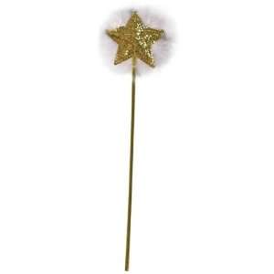  A Wish Come True A64 80 Gold Sequin Star Wand with Marabou 
