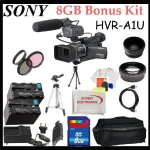  Sony HVR A1U 1/3 Professional Camcorder with 8gb Sdhc 