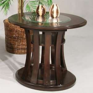  Fairmont Designs Woodlake Round Lamp Table: Home 