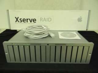 COMPLETE KIT*** Apple Xserve RAID A1009 1 TB, 4 GB RAM **W 