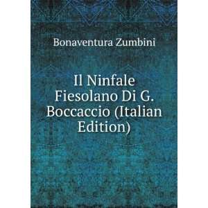   Di G. Boccaccio (Italian Edition): Bonaventura Zumbini: Books