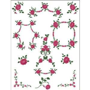  Machine Embroidery Designs Set   Roses Cadence   CD