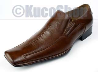 Aldo Men Shoes Italian Style Square Toes Brown 8.5  