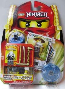LEGO NINJAGO MASTERS of SPINJITZU 2255 SENSEI WU MINIFIGURE Carded SET 