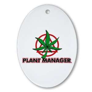  Ornament (Oval) Marijuana Plant Manager 