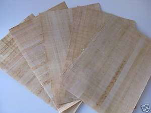 Egyptian Plain Papyrus Papers for Painting 9X13  